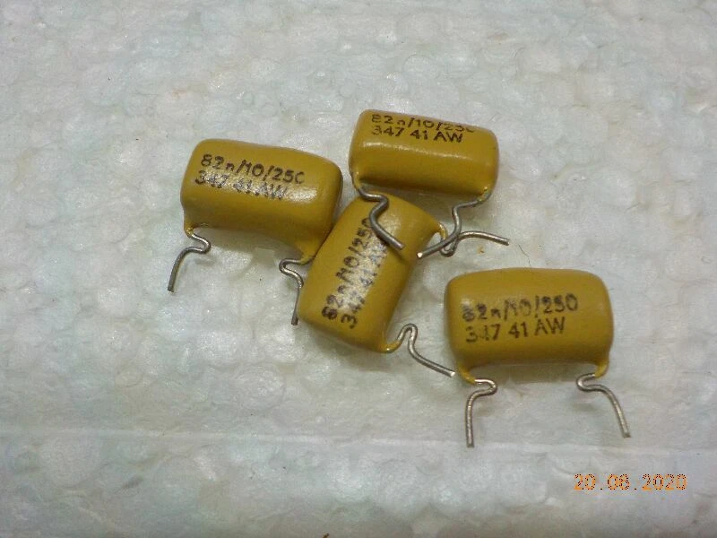 CONDENSATEURS MYLAR SEACOR - NOS VINTAGE - Réduction 20% à 4+ - Photo 1/1