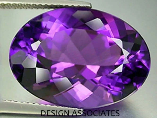 LOTE 2458 PEDRAS PRECIOSAS ELEGANTES NATURAIS CORTE OVAL 16 X 9 MM AMETISTA BRASILEIRA - Imagem 1 de 1