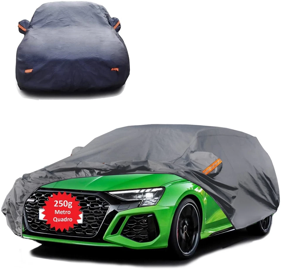 TELO COPRIAUTO AUTO FELPATO CON 6 CATARIFRANGENTI-IMPERMEABILE S 405x165x117 - Immagine 1 di 4