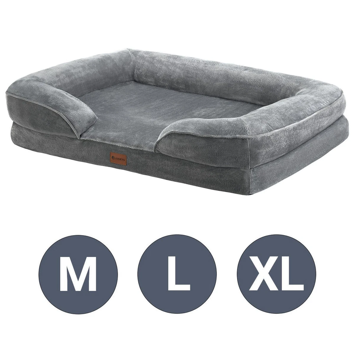 Bobby Poilu Hundekissen, 50x25 Cm – Weiches Donut-Kissen Mit Hohem Rand, Bezug Abnehmbar & Waschbar