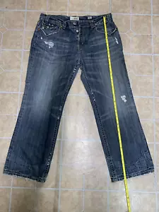 MEK Kaikoura Boot Cut Button-Fly Y2K Denim Jeans Men's Size 40 X 32 - Picture 1 of 3