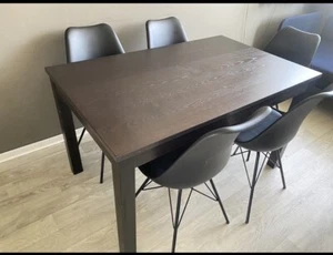 esstisch ausziehbar holz (Länge Max:180cm/ LängeMin:120cm,Breite:80cm,Höhe:75cm) - Bild 1 von 8