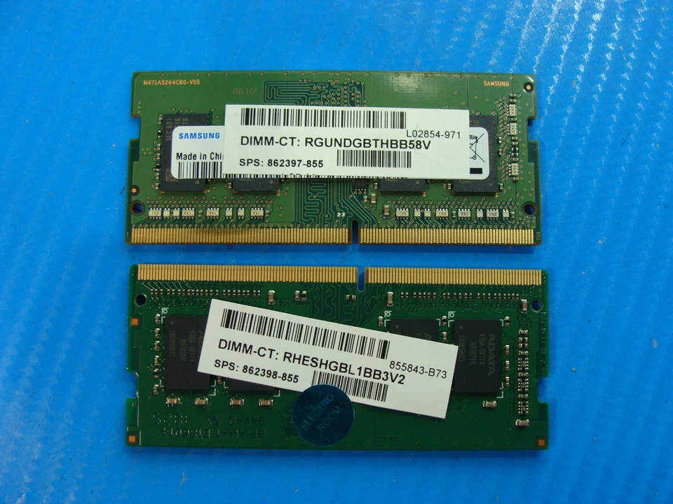HP 15m-cn0012dx So-Dimm Samsung 12 4&8GB Memory RAM PC4-2400T 862307-855 - Image 1 of 2