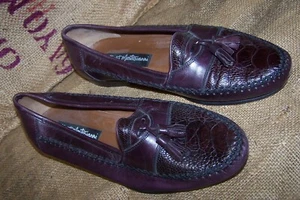 Stamati Mastroianni Signed Genuine Ostrich Mens Size 9M Loafers - Picture 1 of 15