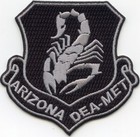 DEA ARIZONA AZ MOBILE ENFORCEMENT TEAM MET Subdued Gray NARCOTICS POLICE PATCH
