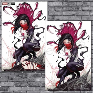 š„ SILK #2 INHYUK LEE EXCLUSIVE VENOMIZED TRADE + VIRGIN VARIANT SET 2022 NM! - Picture 1 of 3