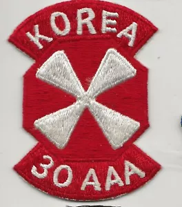 Japanese Made 30th AAA Gun Battalion Shoulder Sleeve Patch - Picture 1 of 2