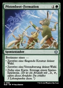 MTG PAWPATCH FORMATION FOIL EXC - FORMAZIONE DELLE ZAMPE 186 - BLB GERMAN - Bild 1 von 1
