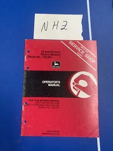 John Deere Tractors Operators Manual 18" and 20" Rotary Mowers OM-M83327 - Picture 1 of 9