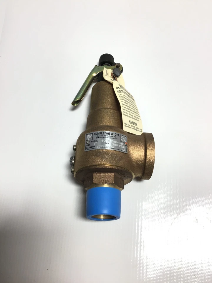 Kunkle 6010FEV01-KM Pressure Relief Valve 1" Set 200 PSIG Capacity 1277 SCFM - Image 1 of 4