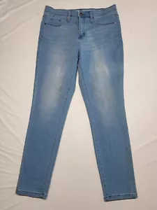 Mossimo Womens Jeans Size 12/31R High Rise Skinny Super Stretch Soft 33 X 29 - Picture 1 of 16