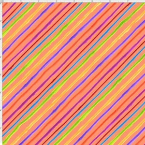 Loralie Designs: Happy Camper Stripe Coordinate - 50 cms x 110 cms- 100% Cotton - Picture 1 of 1
