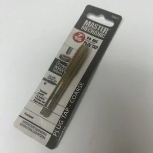 Master Mechanic #789873 7/16” -14 Coarse Plug Tap Titanium Coated New - Picture 1 of 2