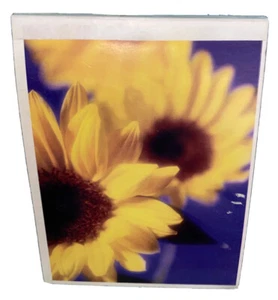 *VTG*MEAD DECORATED SHEETS*Notepad Stationery*1999*SUNFLOWERS*5 3/4 X 7 7/8* - Picture 1 of 3