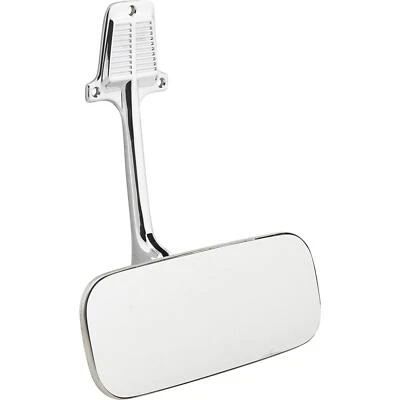 Inside Mirror and Bracket, Chrome/Stainless, Fits Chevy Truck  1960-1971 - Image 1 of 4