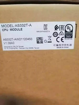 1pcs  Delta PLC Host CPU Module  AS332T-A  Programmable Controller - Image 1 of 3