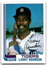 1982 Topps Traded Larry Herndon Baseball Cards #43T
