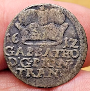 1612 Transilvania Gabriel Bathory Groschen - MONEDA ESCASA - Imagen 1 de 2