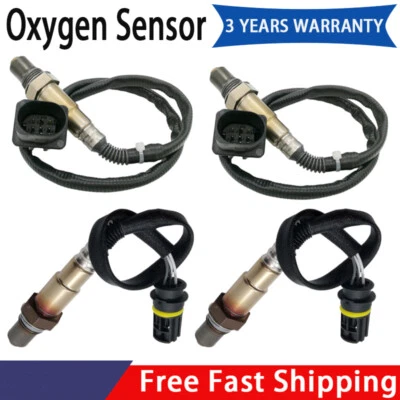 Juego de 4 sensores de oxígeno O2 para BMW 2006-2010 550i 650i 2006-2008 750i 750Li 4,8L Foto 1 de 4