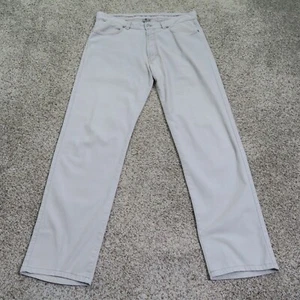Ermenegildo Zegna Jeans Mens 36 Gray Regular Straight Leg Pants Italy 36x32 - Picture 1 of 12