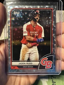 JADEN RUDD GB 2023 TOPPS WORLD BASEBALL CLASSIC #89 CRACKED ICE FOLIE 17/99 - Bild 1 von 2