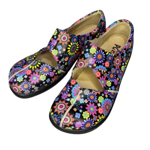 Alegria PG Lite Kaitlyn Black Pinwheel Mary Jane Euro Size 40 US 9 KAI-391 - Picture 1 of 12