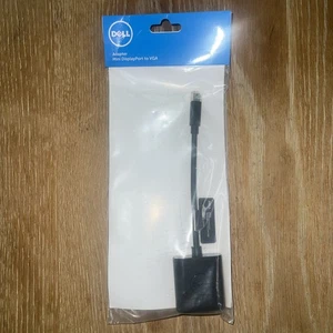 New Genuine Dell Mini Display Port To VGA Adapter Cable PNKVT MDP2VGA - Picture 1 of 4