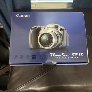 Box Only Canon Power Shot S2 IS Camera box, Paperwork, User Guide, Software, etc - Picture 1 of 3