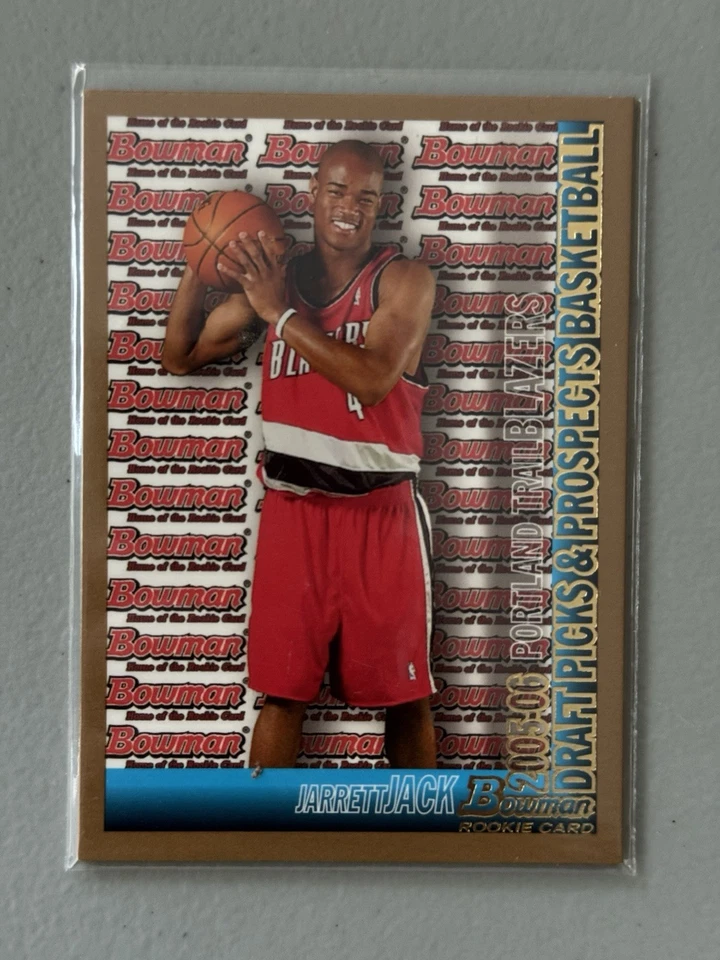 Blazers de novato JARRETT JACK 2005-06 Bowman Draft Picks & Prospects #120 Gold RC Foto 1 de 1