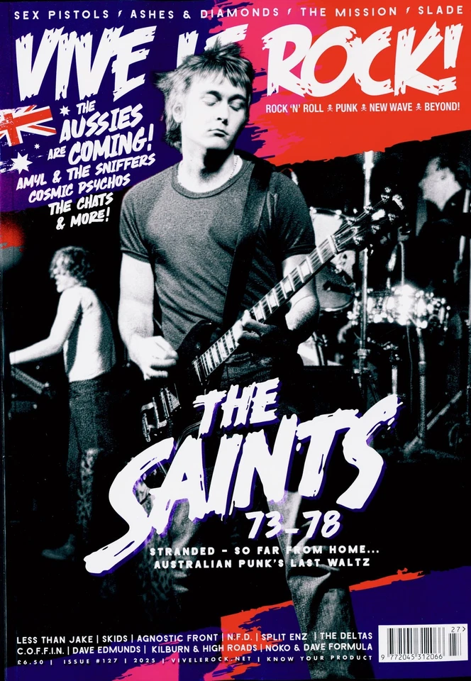 VIVE LE ROCK Magazine No. 127 - The Saints, Sex Pistols, Slade, The Mission