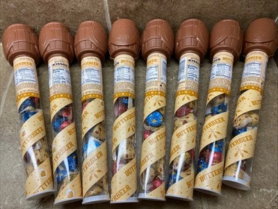 PACK 8 Harry Potter Butterbeer Hershey Kisses Tubo Con Tapa Barril ¡RARO! Foto 1 de 4