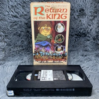 The Return Of The King VHS Tape 1993 1979 Animated Lord Of The Rings Cartoon - Image 1 of 4