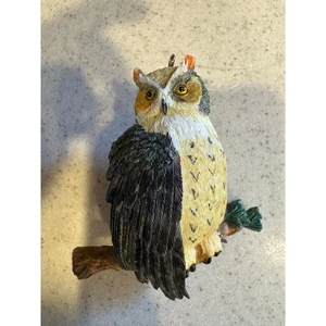 Owl on Branch Christmas Ornament - Picture 1 of 6