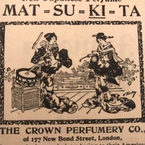 1890's Victorian Print Japanese Perfume / 2T1-65A - Picture 1 of 2