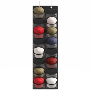 Hat Organizer for Baseball Caps, 16 Pocket Over The Door Hat Rack For Storage... - Bild 1 von 7