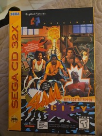 Slam City with Scottie Pippen (Sega  CD 32X, 1995)  Complete  CIB