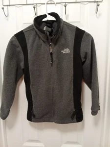 The North Face Jacket Men's S Black Gray Full Zip High Collar Polyester - Picture 1 of 9