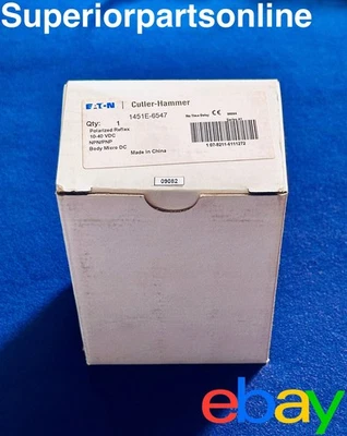 *NEW* EATON 1451E-6547 Photoelectric Sensor Polarized Reflex 10-40 VDC - Image 1 of 4
