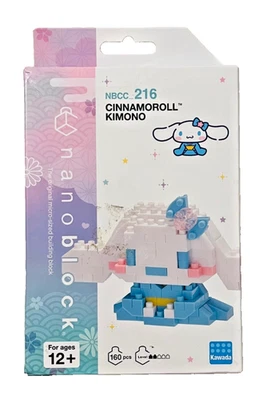 Kawada Nanoblock NBCC_216 Cinnamoroll Kimono Bloco de Construção Microdimensionado 160 Peças - Imagem 1 de 4