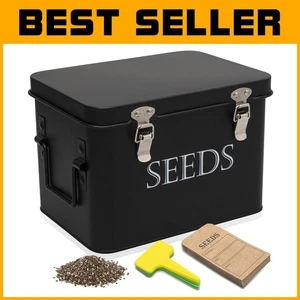 Versatile Garden Seed Organizer Box - Perfect for Seeds, Tools & Accessories - Picture 1 of 8