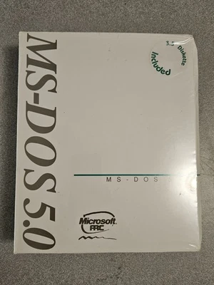 Microsoft MS-DOS 5 Operating System - Sealed Box NOS - Image 1 of 2