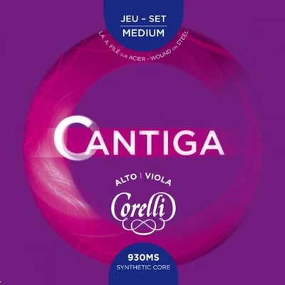 Corelli Cantiga viola corde SET Viola Strings SET, A anima in acciaio - Immagine 1 di 4