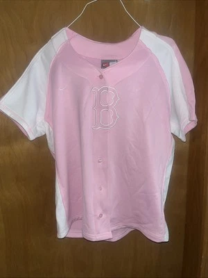 CAMISETA NIKE TEAM BOSTON RED SOX JOVEN NIÑA GRANDE 12/14 ROSA (B69) Foto 1 de 4