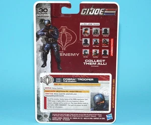 2011 GI JOE 30TH COBRA TROOPER v15 UNCUT FILE CARD CARDBACK HASBRO 25TH 50TH - Picture 1 of 2