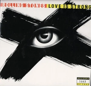 ROLLING STONES Love is Strong UK 7" VINYL w/PS CLASSIC ROCK - Picture 1 of 2