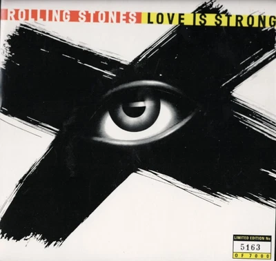 ROLLING STONES Love is Strong UK 7" VINYL w/PS CLASSIC ROCK - Image 1 of 2