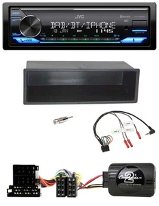 JVC Bluetooth DAB USB Lenkrad Autoradio für VW Passat Golf IV Polo schwarz - Bild 1 von 10