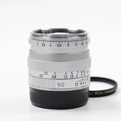 Carl Zeiss Planar T* 50mm f/2 ZM silber für Leica M [Near Mint] #3563J - Bild 1 von 4