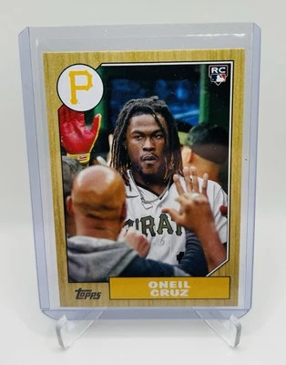 2022 Topps Archives - 1987 Topps Design Image Variation #211 Oneil Cruz (RC) - Image 1 of 2