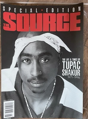The Source Magazine The Life & Times of Tupac Shakur 1971 - 1996 RARE 2Pac Foto 1 de 2